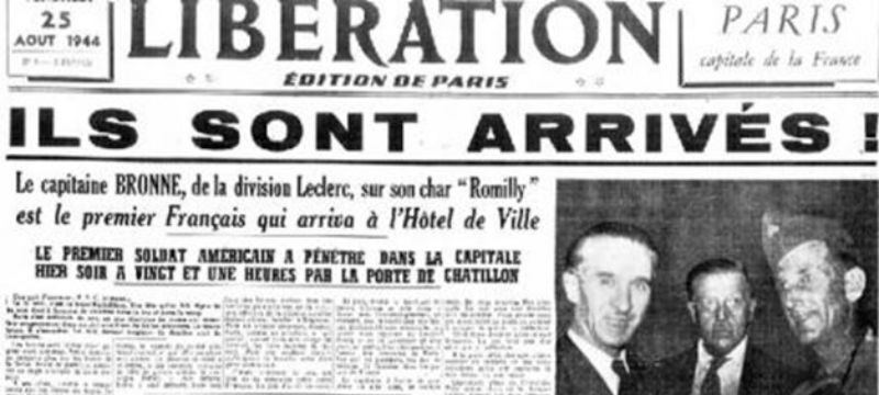 25 de agosto,1944: La liberación de París en la Segunda Guerra Mundial
