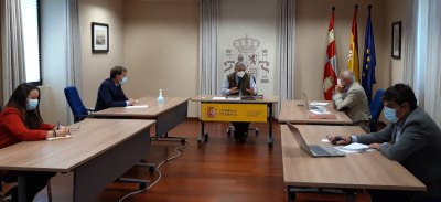 Reunión del Rector de la Universidad Isabel I y el subdelegado de Gobierno en Burgos para tratar el CIUDEN