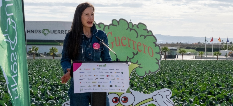 Beatriz Robles embajadora del brócoli