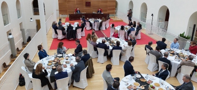 Asistentes al desayuno de trabajo del Tribunal Superior de Justicia de Castilla y León