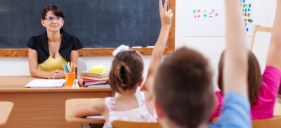 Clase de niños de educación primaria.