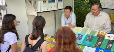 Luca en la feria del libro de Madrid