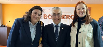 María Villena, Roberto Saiz e Irene Cortés