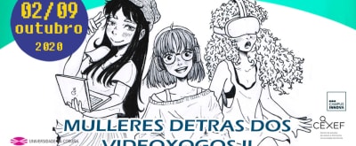 Cartel de las II Jornadas Mujeres detrás de los Videojuegos