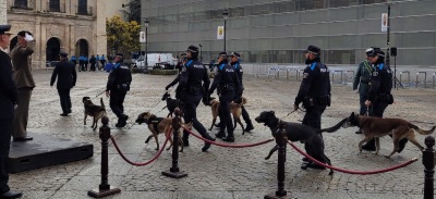 Desfile del Día de San Sebastián, patrón de la policía local