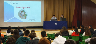 Profes en la charla del colegio Círculo de Burgos