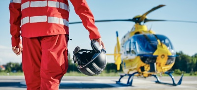 Emergencias y helicóptero de rescate