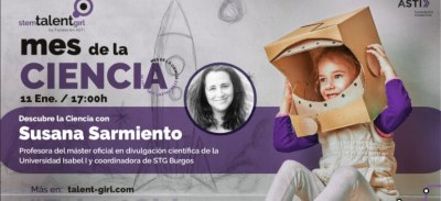 Presentación del mes de la ciencia de Susana Sarmiento, de la Universidad Isabel I