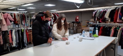 Alumnos de TEAS en Arrropa Burgos