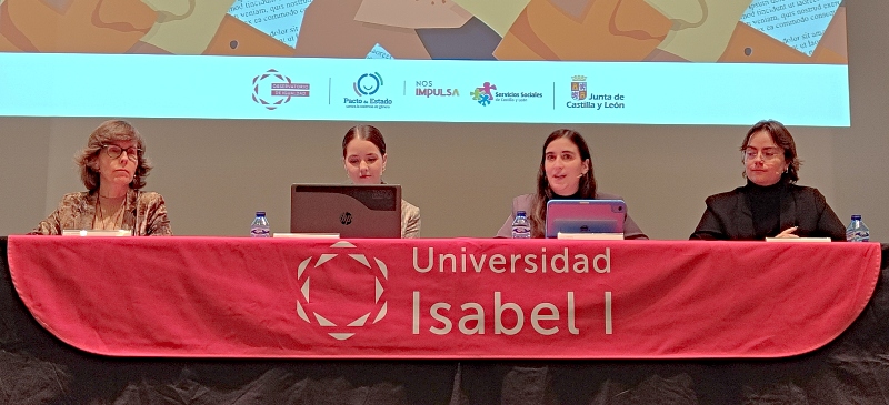 Cabecera de la mesa del seminario de igualdad