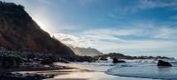 Foto retocada de playa de Canarias