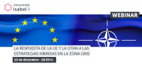 Webinar Respuestas de la UE y la OTAN a las estrategias híbridas de la Zona Gris