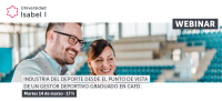 Webinar ‘Industria del deporte desde el punto de vista de un gestor deportivo graduado en CAFD’